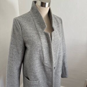 Old Navy Gray Wool Blend Coat